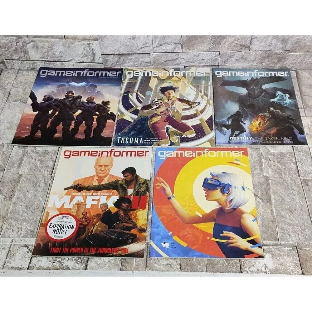 Lot Of 5 Game Informer Magazine Issues 267,268,269,271,273
